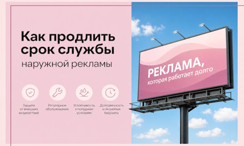 Как продлить срок службы наружной рекламы в Сочи