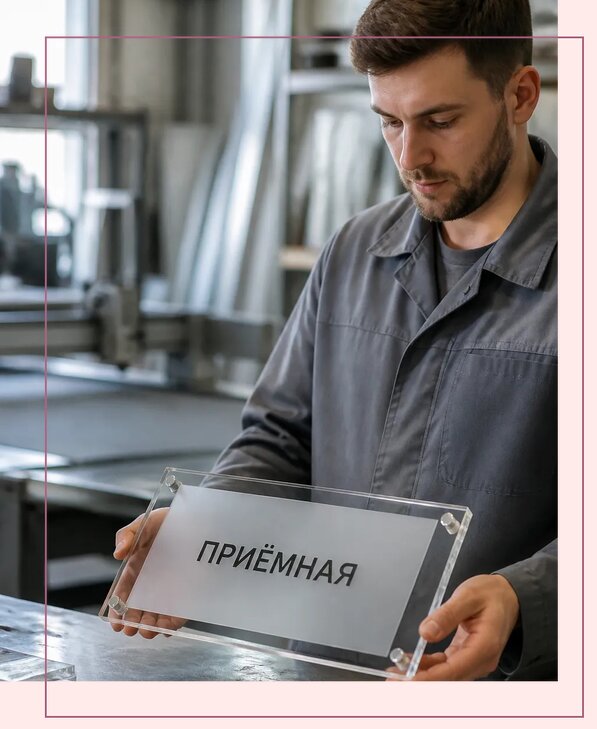 Таблички из оргстекла на заказ в Сочи от 4031 р. | Аванза-Счи